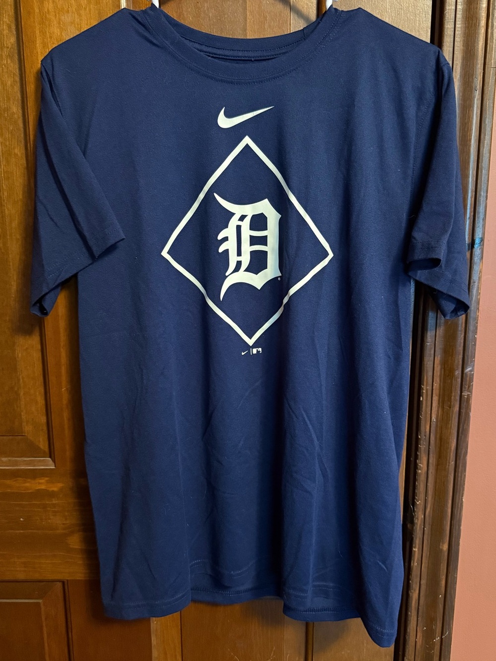 Nike Detroit Tigers Navy Graphic Tee